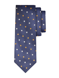 Granatowy krawat męski