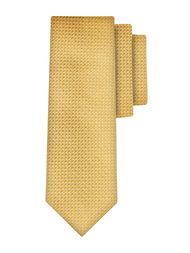 Żółty krawat męski