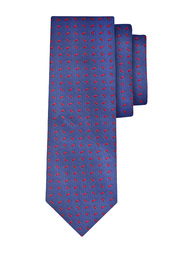 Granatowy krawat męski