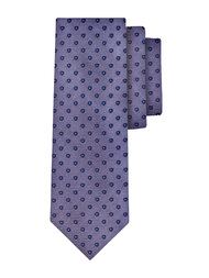 Fioletowy krawat męski