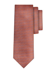 Pomarańczowy krawat męski